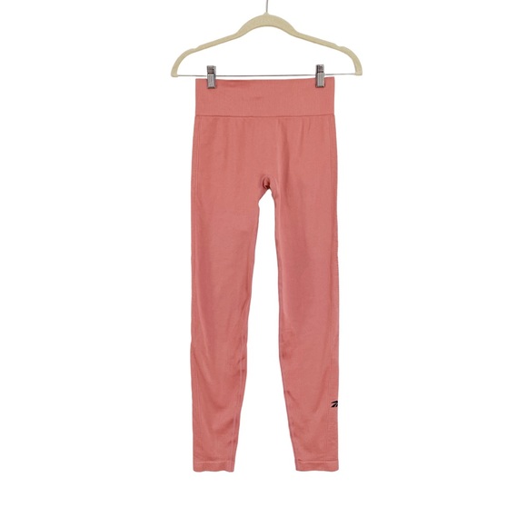 Reebok x Victoria Beckham Seamless Leggings Sandy Rose Size Large NWT - Picture 7 of 9